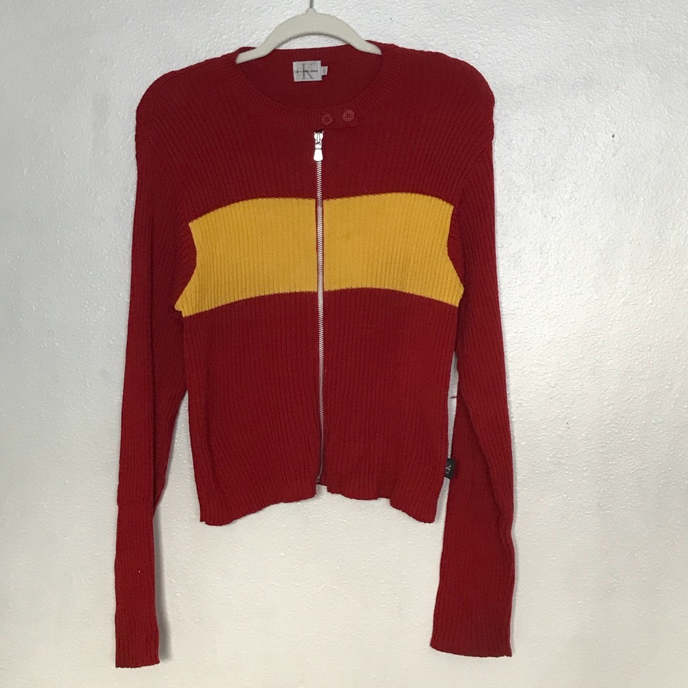 CK Ribbed Sporty Sweater